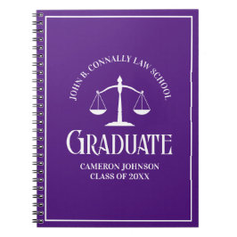 Cuaderno Graduación personalizada de graduados de la Escuel