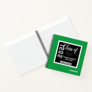 Cuaderno Graduación personalizada de la Escuela Secundaria