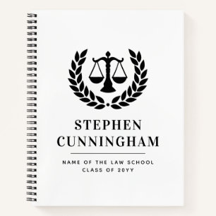 Cuaderno Graduación personalizada en la Facultad de Derecho