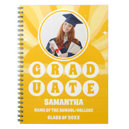 Cuaderno Graduación Retro Sunshine Photo