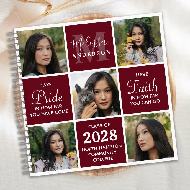 Cuaderno Graduado 5 Collage de fotos Graduación Invitado mo (Subido por el creador)
