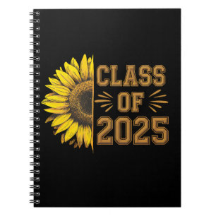 Cuaderno Graduado de la promoción 2025 Girasol de graduació