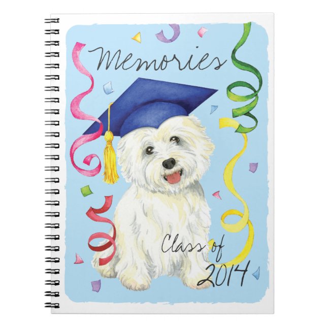 Cuaderno Graduado Westie (Frente)