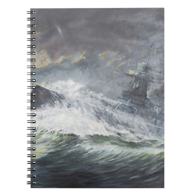 Cuaderno Graf Spee entra en el Océano Índico el 3 de (Frente)