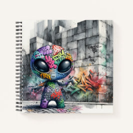 Cuaderno Graffiti Alien Notebook