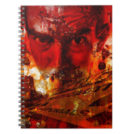 Cuaderno Graffiti de cara roja