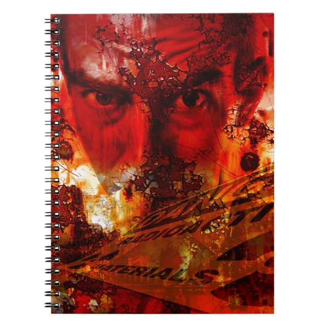 Cuaderno Graffiti de cara roja (Frente)