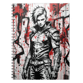 Cuaderno Graffiti de Guerrero del Ciberpunk - Bloc de notas