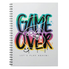 Cuaderno Graffiti de joystick de juego para gamers