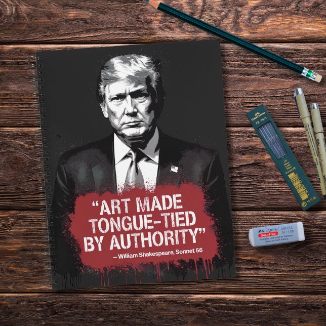 Cuaderno Graffiti de la cita de Shakespeare con canalizació (Subido por el creador)