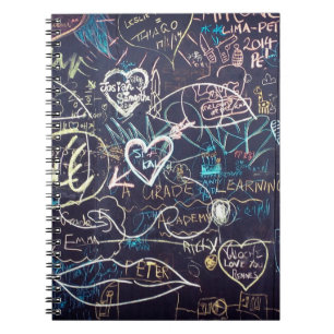 Cuaderno Graffiti, el amor en la pizarra