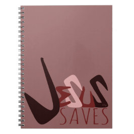 Cuaderno GRAFFITI JESUS AHORRA en rojo