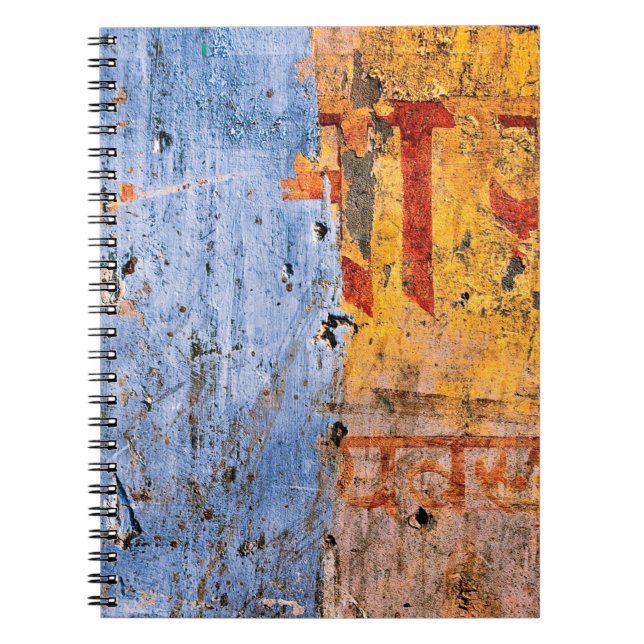 Cuaderno Graffiti pintado en pared devanagari (Frente)