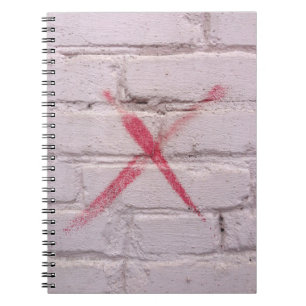 Cuaderno Graffiti rojo