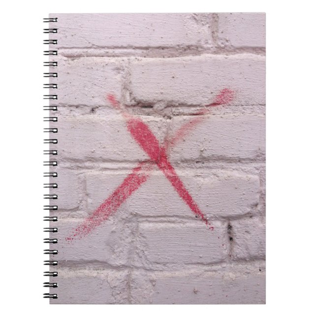 Cuaderno Graffiti rojo (Frente)