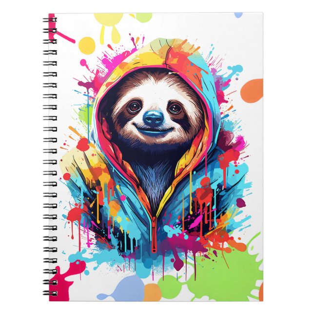 Cuaderno Graffiti Sloth (Frente)