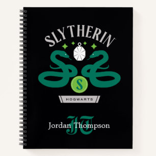 Cuaderno Gráfica de bloqueo de serpiente doble SLYTHERIN™ H