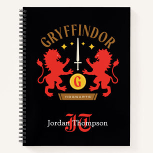 Cuaderno Gráfica de doble león de la casa GRYFFINDOR™
