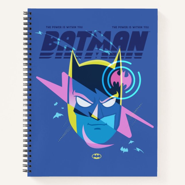 Cuaderno Gráfica de la cabeza de la luz Batman para siempre (Anverso)