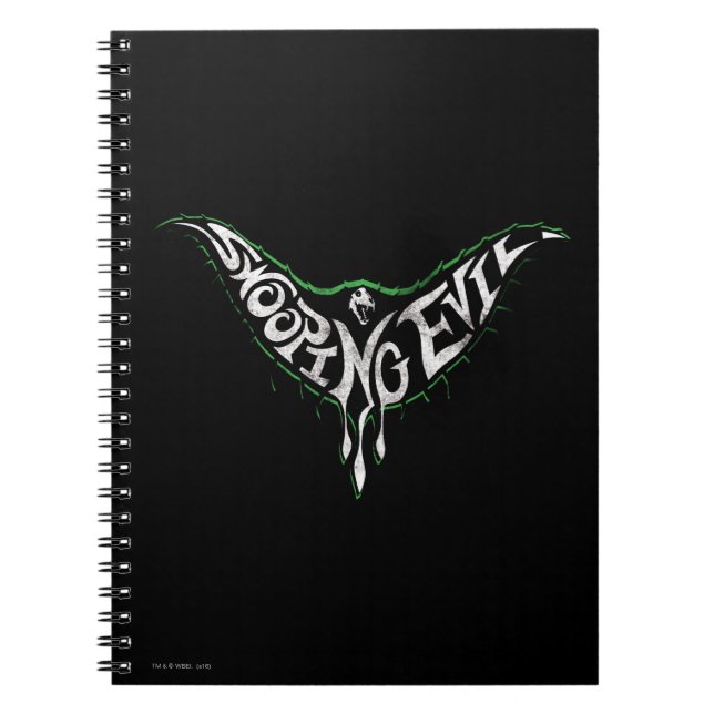 Cuaderno Gráfica de la creatura malvada del espantamiento (Frente)