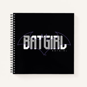 Cuaderno Gráfica de nombre de alta tecnología de Batgirl