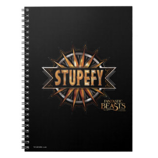 Cuaderno Gráfica de ortografía con estupidez de oro y negro