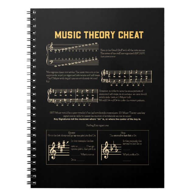 Cuaderno Gráfica de Teoría Musical (Frente)