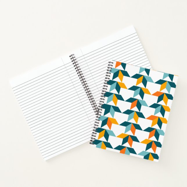 Cuaderno Gráfica geométrica moderna, lúdica, vibrante, a la (Interior)
