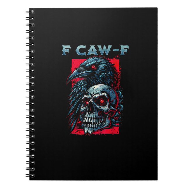 Cuaderno Gráfica Humorística de Cuervo F-Caw-F (Frente)