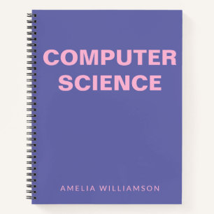 Cuaderno Gráfica Morada Escuela Personalizada de Ciencias d
