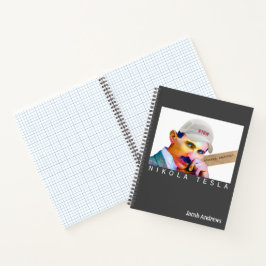 Cuaderno Gráfica personalizada de Tesla divertida