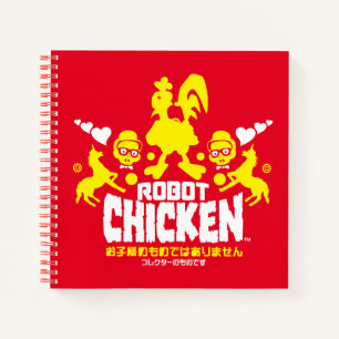Cuaderno Gráfica Robot Chicken Nerd Unicorn