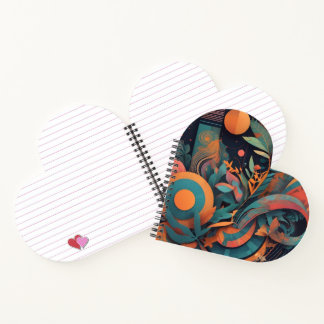 Cuaderno Gráfico abstracto negrita - Formas geométricas vib