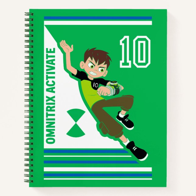 Cuaderno Gráfico atlético Ben Tennyson (Anverso)