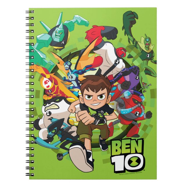 Cuaderno Gráfico Ben 10 Alien Rush (Frente)
