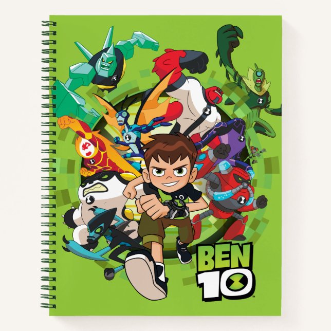 Cuaderno Gráfico Ben 10 Alien Rush (Anverso)