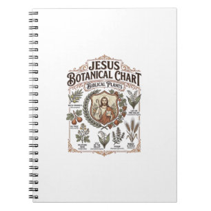 Cuaderno Gráfico Botánico Jesús Plantas Bíblicas Jesús Bota