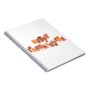 Cuaderno Gráfico brillante y festivo de Acción de Gracias d