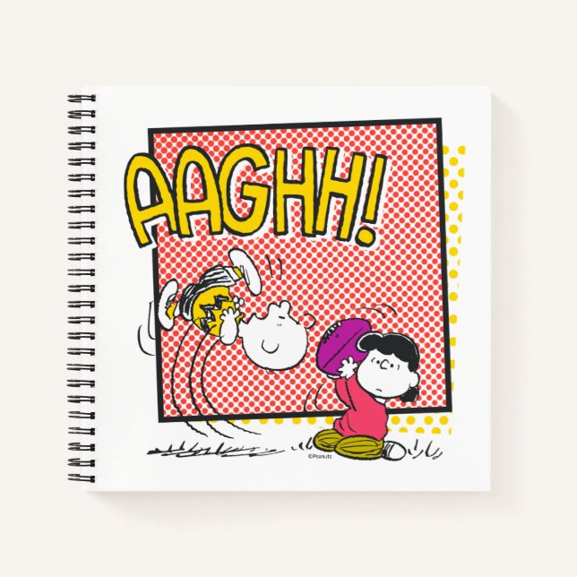 Cuaderno Gráfico cómico de Charlie Brown y Lucy (Anverso)