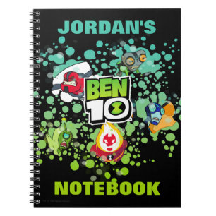 Cuaderno Gráfico de burbujas de Ben 10 Alien Forms