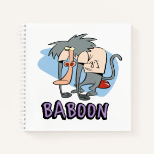 Cuaderno Gráfico de caracteres de Baboon de I.R.