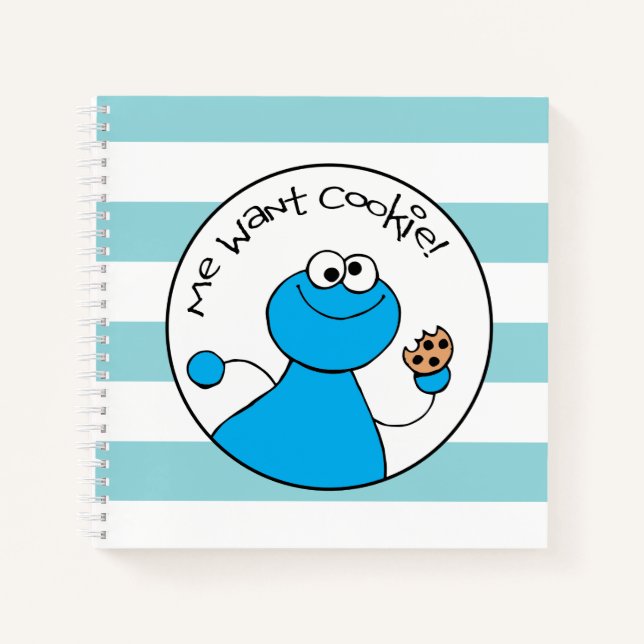 Cuaderno Gráfico de Cookie Monster Doodley (Anverso)