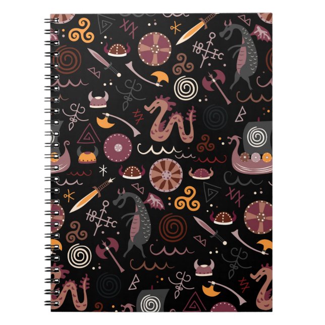 Cuaderno Gráfico de diseño transparente (Frente)