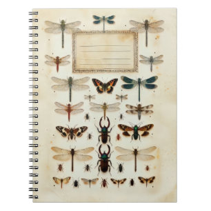 Cuaderno Gráfico de Especímenes de Taxonomía de Escarabajo