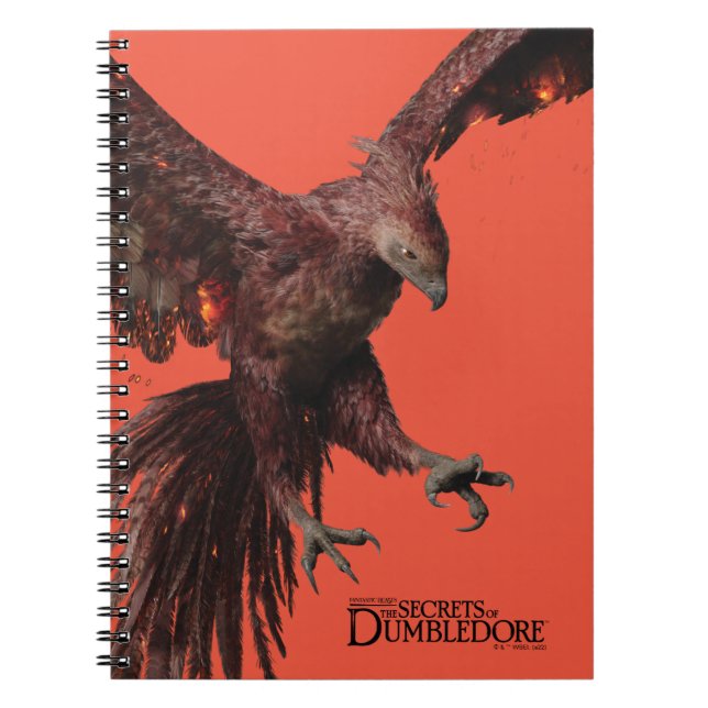 Cuaderno Gráfico de Fénix Flying (Frente)