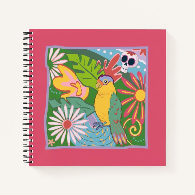 Cuaderno Gráfico de Frida Kahlo Parrot (Anverso)