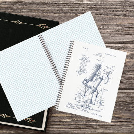 Cuaderno Gráfico de Ilustracion de patentes de microscopio 