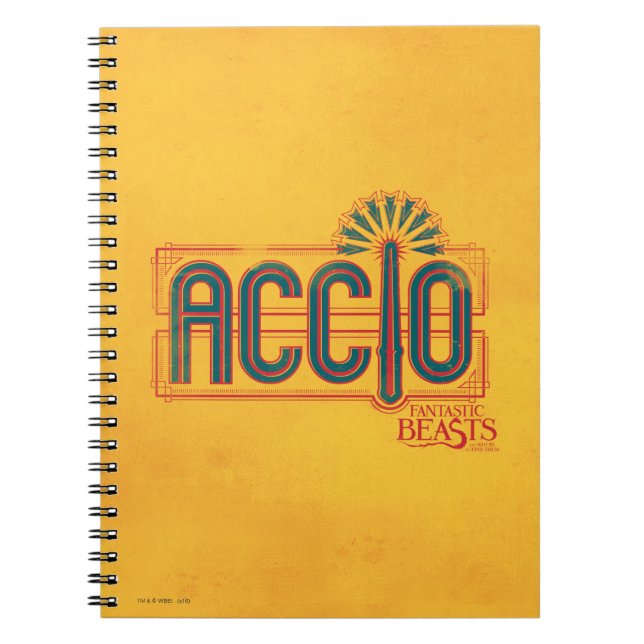 Cuaderno Gráfico de ortografía de Red Art Deco ACCIO™ (Frente)