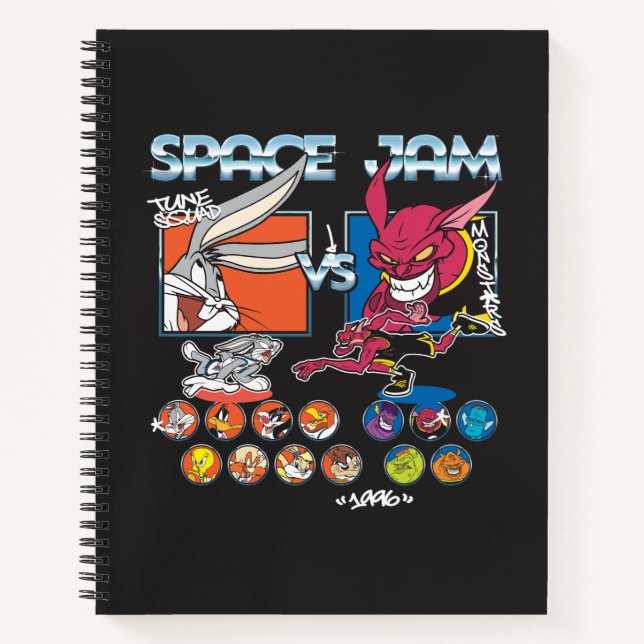 Cuaderno Gráfico de plantilla de TUNE SQUAD™ VS Monstars de (Anverso)