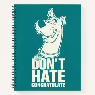 Cuaderno Gráfico de Scooby-Doo "No odies, felicito"